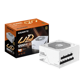 GIGABYTE 1000w 80+Gold GP-UD1000GM PG5 ICE Tam Modüler Power Supply Beyaz