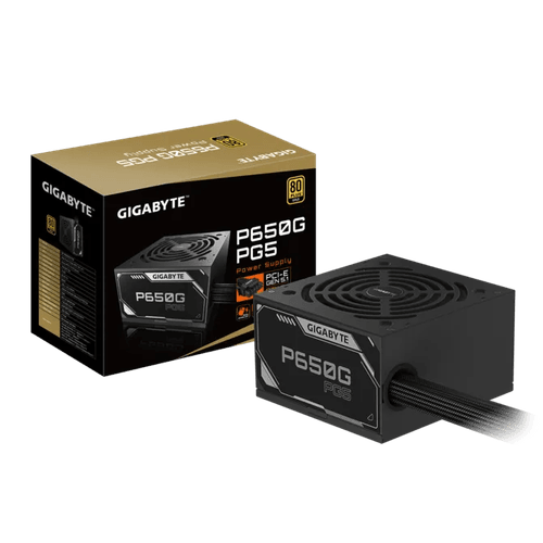 GIGABYTE 650w 80+Gold GP-P650G PG5 PCIe 5.1 Power Supply