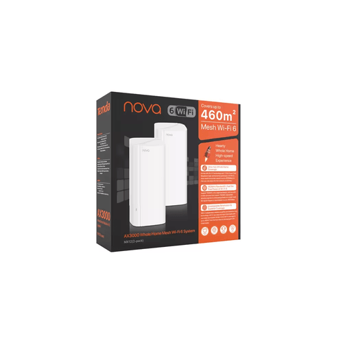 TENDA MX12-2 Wıfı6 AX3000 Ev Ofis Tipi Mesh Router 2-li set