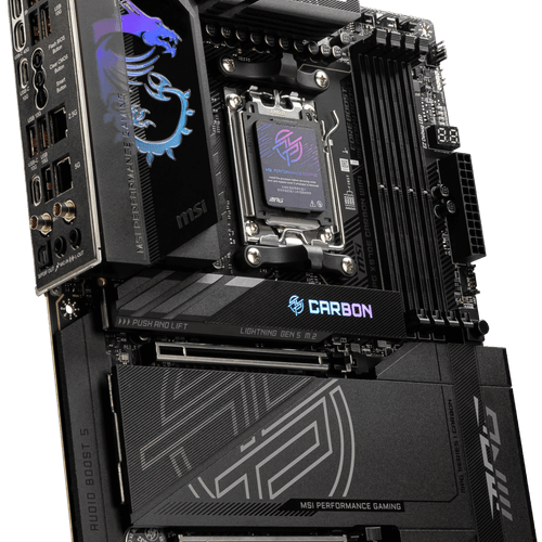 MSI MPG X870E CARBON WIFI7 DDR5 HDMI-DP TYPEC PCIE 5.0 AM5 ATX