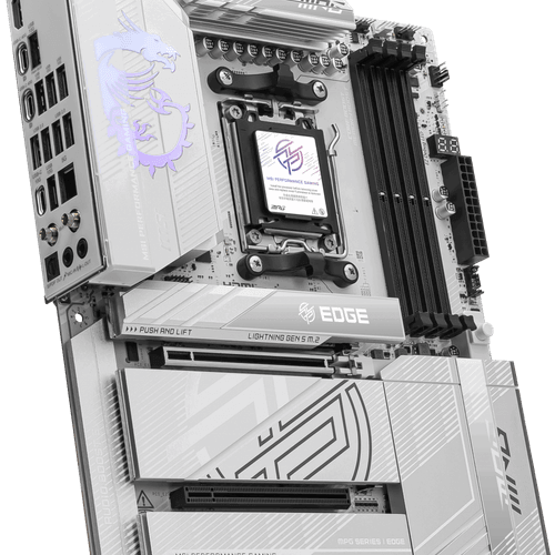 MSI MPG X870E EDGE TI WIFI7 DDR5 HDMI-DP TYPEC PCIE 5.0 AM5 ATX BEYAZ