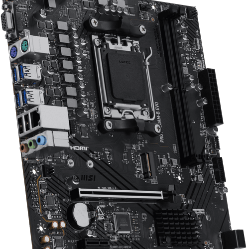 MSI PRO A620AM-B EVO DDR5 HDMI PCIE 4.0 AM5 mATX