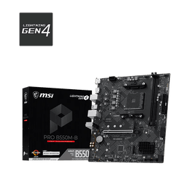 MSI PRO B550M-B DDR4 HDMI-DP PCIE 4.0 AM4 mATX