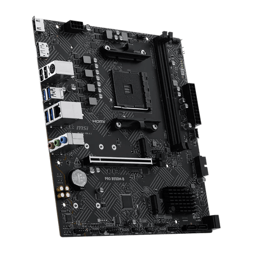 MSI PRO B550M-B DDR4 HDMI-DP PCIE 4.0 AM4 mATX