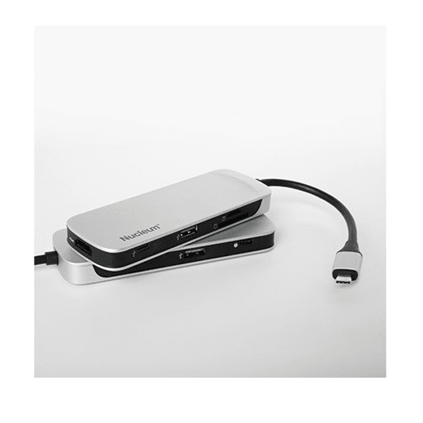 KINGSTON Nucleum HUBC1-SR-EN 7port USB 3.1,Type-C,HDMI Kart Okuyucu Gümüş USB Çoklayıcı Hub