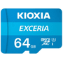 KIOXIA MicroSD 64GB EXCERIA LMEX1L064GG2 Class10 Hafıza Kartı