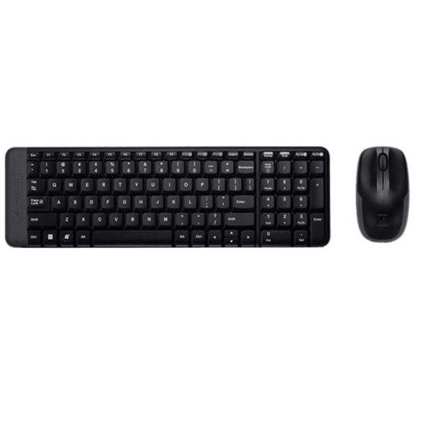 LOGITECH MK220 Kablosuz Q Trk Siyah Multimedya Klavye - Mouse Set 920-003163