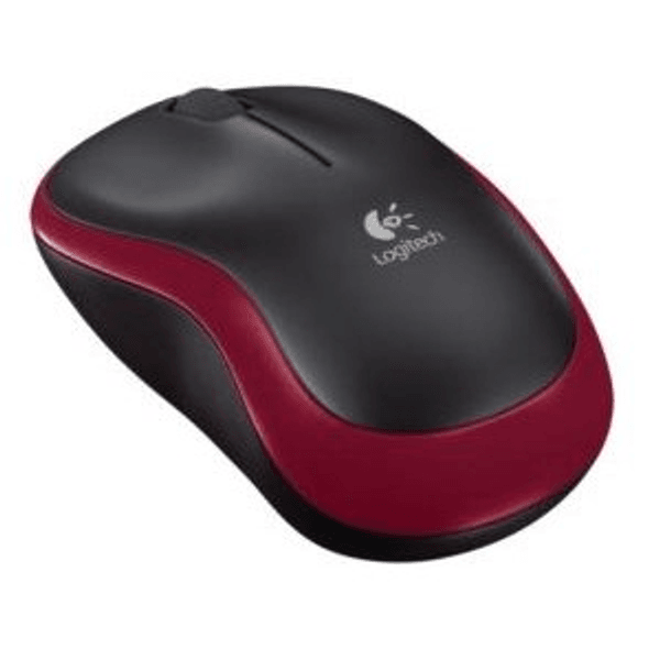 LOGITECH M185 Kablosuz Optic Siyah/Kırmızı Mouse 910-002237