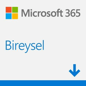 MICROSOFT 365 Bireysel Trk/Eng Elektronik Lisans 1yıl 32/64Bit EP2-32317   