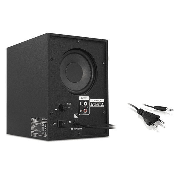 MIKADO MD-1700BT 2+1 Bluetooth+USB-SD-FM Siyah 16w Uzaktan Kumandalı Hoparlör