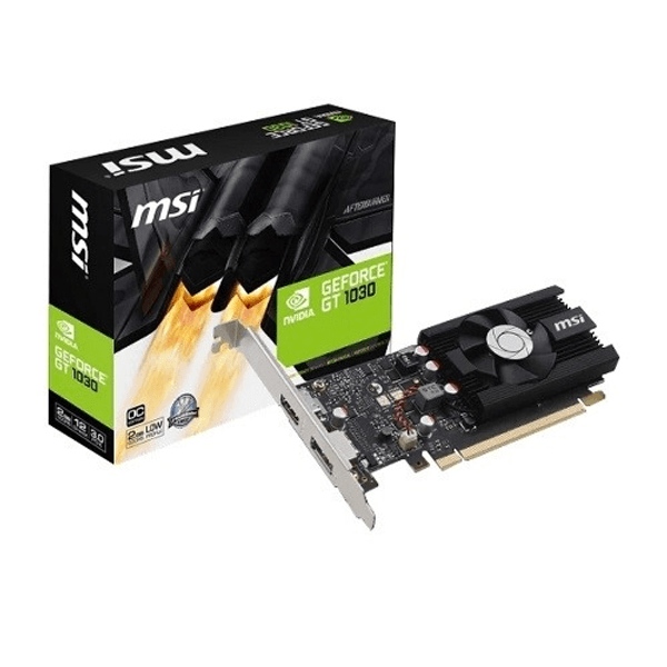 MSI GT1030 2GB OC EDİTON 2G LP OC DDR5 64bit HDMI DP PCIe 16X v3.0 Low Profile