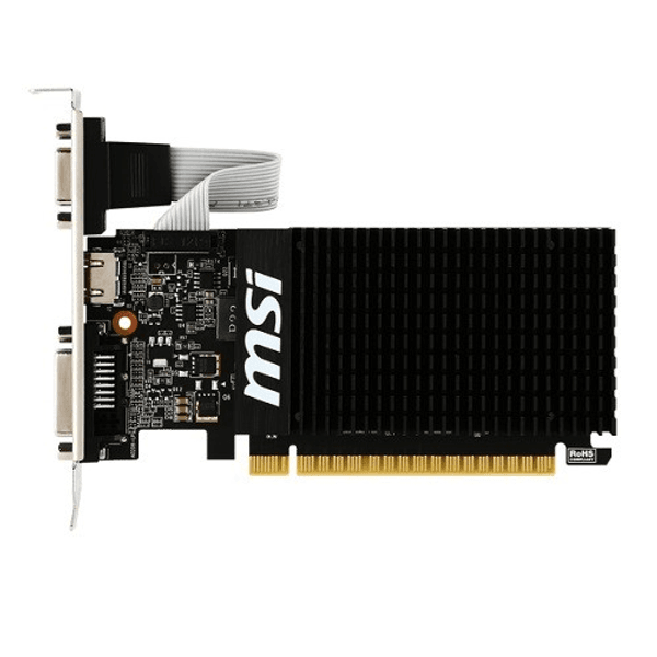 MSI GT710 1GB 1GD3H-LP DDR3 64bit HDMI DVI PCIe 16X v2.0 Fansız