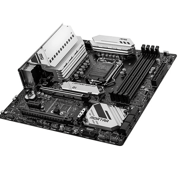 MSI MAG B560M MORTAR WIFI DDR4 M2 PCIe NVME HDMI DP PCIe 16X v4.0 1200p v2 mATX