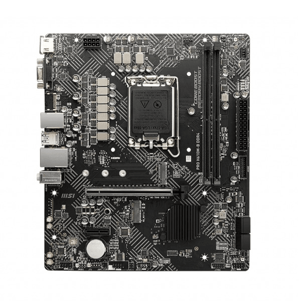 MSI PRO H610M-B DDR4 M2 PCIe NVME HDMI PCIe 16X v4.0 1700p mATX