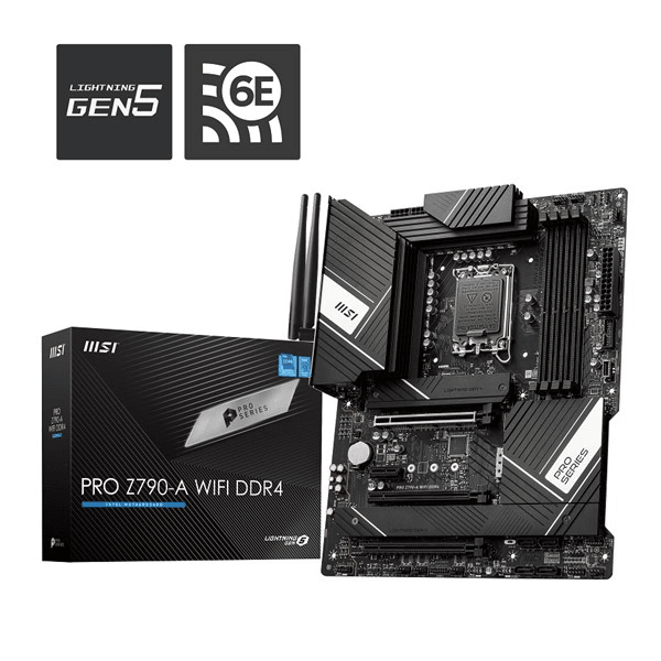 MSI PRO Z790-A WIFI DDR4 HDMI DP PCIe 16X v5.0 1700p ATX