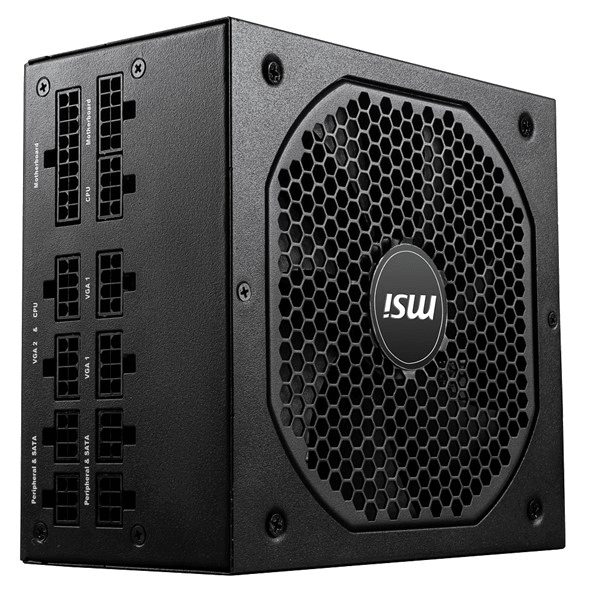 MSI 650W 80+ GOLD MPG A650GF 14cm Fanlı Tam Modüler Power Supply