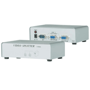 S-LINK 2port SL-2502 2x 15pin DSub 1920x1440 250mhz Vga,Video Splitter