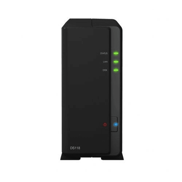 SYNOLOGY DS118 REALTEK QC 1 GB RAM- 1-diskli Nas Server (Disksiz)