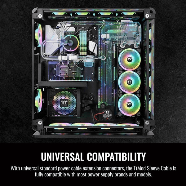 THERMALTAKE TtMod AC-050-CN6NAN-A3 Power Supply Sleeved Kablo Seti