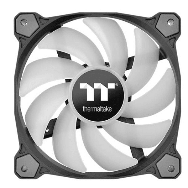 THERMALTAKE 12cm Pure Plus 12 RGB CL-F063-PL12SW-A Siyah 18x LED RGB 3lü Kasa Fanı Kiti 6pin Hız Kontrollü