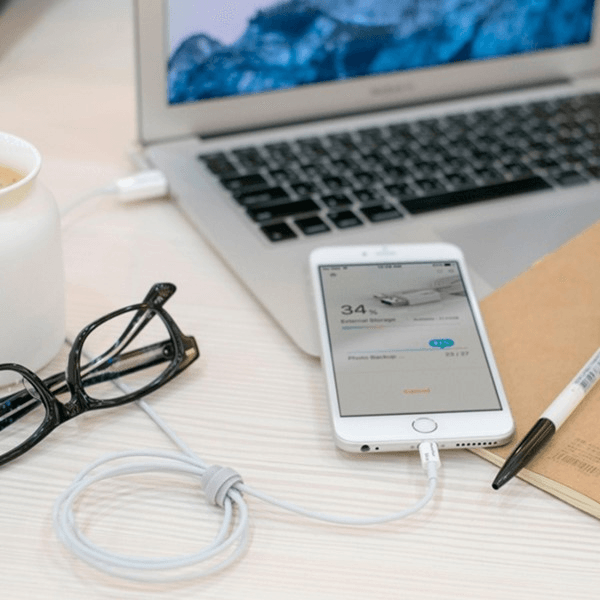 PhotoFast Photo Backup Cable 64GB Lightning / USB 3.0 Şarj Kablolu i-FlashDrive