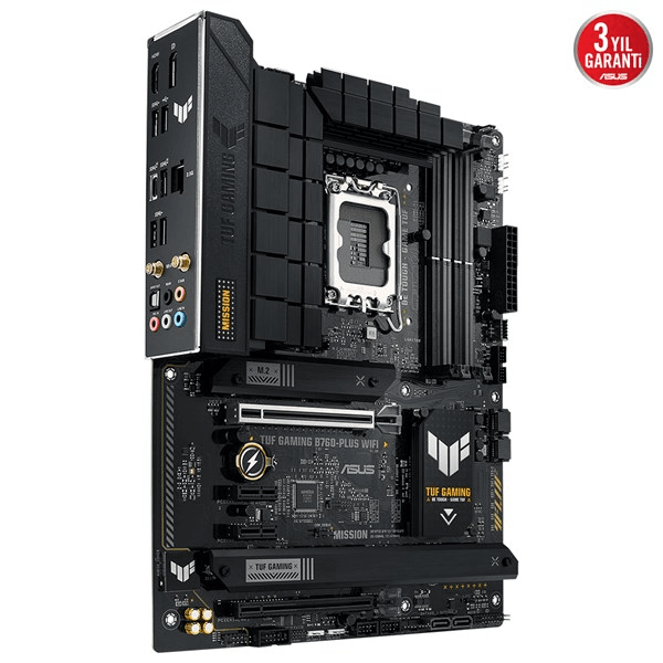 ASUS TUF GAMING B760-PLUS WIFI-6E DDR5 HDMI-DP PCIE 4.0 1700P ATX