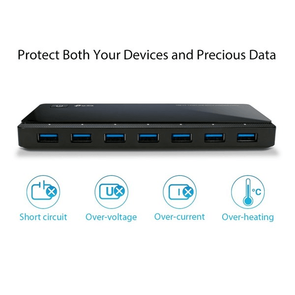 TP-LINK UH720 USB 3.0 7-Port Hub