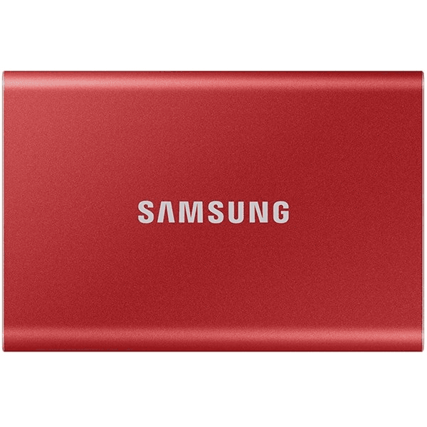 SAMSUNG 500GB T7 MU-PC500R/WW SSD USB HARİCİ DİSK KIRMIZI