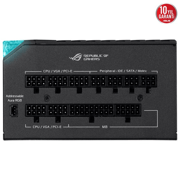 ASUS 850W 80+ PLATINUM ROG THOR-850P2 TAM MODÜLER POWER SUPPLY