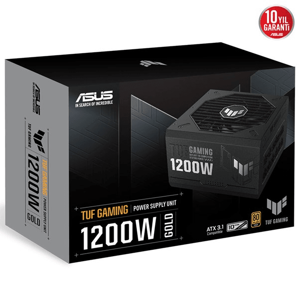 ASUS 1200W 80+ GOLD TUF GAMING PCIE 5.0 TAM MODÜLER POWER SUPPLY 