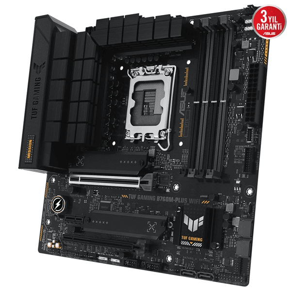 ASUS TUF B760M-PLUS GAMING WIFI-6E DDR5 HDMI-DP PCIE 4.0 1700p mATX