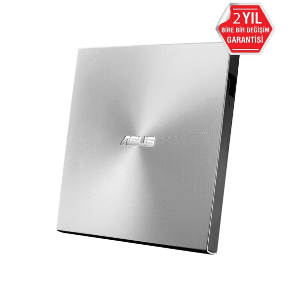 Asus Zendrive-U9m Sdrw-08U9m-U Harici İnce Dvd Yazıcı  M-Disc  Usb Type-C Ve Usb 2.0 Destekli  Gümüş