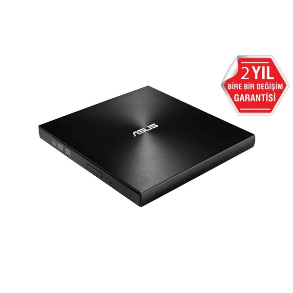 Asus Zendrive-U9m Sdrw-08U9m-U Harici İnce Dvd Yazıcı  M-Disc  Usb Type-C Ve Usb 2.0 Destekli  Siyah