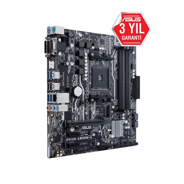 ASIS PRIME A320M-A DDR4 HDMI-DVI PCIE 3.0 AMD MATX