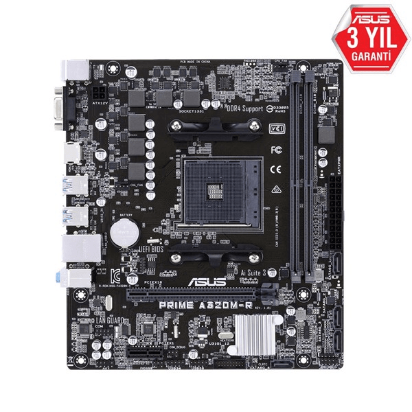 ASUS PRIME A320M-R-SI DDR4 HDMI PCIE 3.0 AM4 mATX