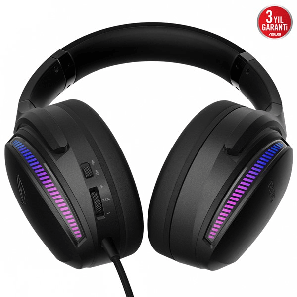 Asus Rog Fusıon Iı 300 Aı Gürültü Engelleyici Mikrofon 7.1 Ess 9280 Quad Dac Usb-C, Pc, Mac, Ps4, Ps5, Mobil Aygıtlar İle Uyumlu Oyuncu Kulaklığı