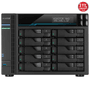 ASUSTOR AS6510T-8GB ATOM C3538 8GB RAM-10-diskli Nas Server (Disksiz)