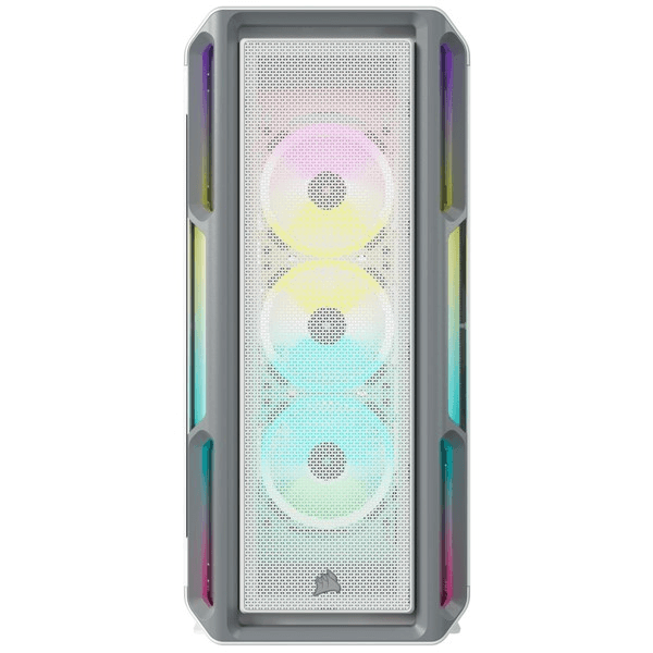 Corsaır Cc-9011231-Ww İcue 5000T Rgb Temperlı Cam 3X120mm Fan Dahılı Rgb Kontrolcu Full Tower Smart Bılgısayar Kasası Beyaz