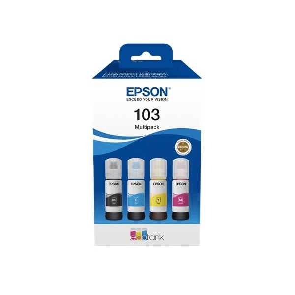 Epson C13t00s64a (103) 4 Renk Renkli Multıpack L5190/L3160/ L3156/ L3151/ L3150/ L3111/ L3110/ L1110
