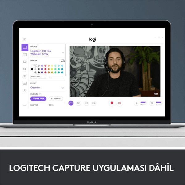 LOGITECH C920 HD PRO Webcam-Siyah 960-001055