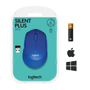 LOGITECH M330 Kablosuz Sessiz Optic Mavi Mouse 910-004910 