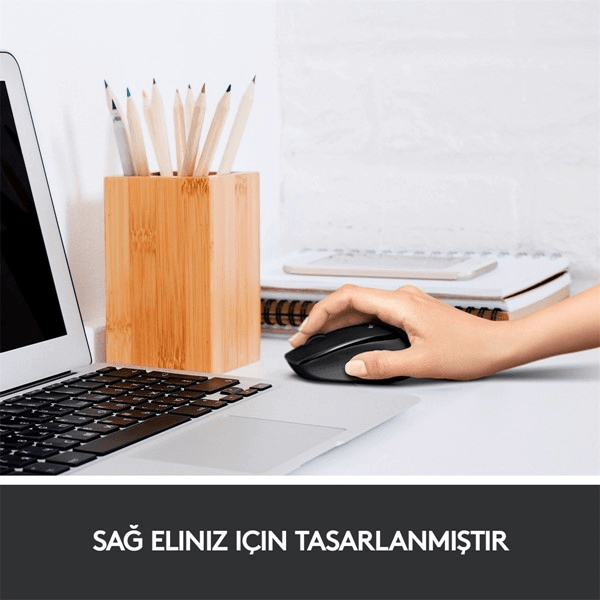 Logıtech M330 Sessiz Kablosuz Mouse-Kırmızı 910-004911