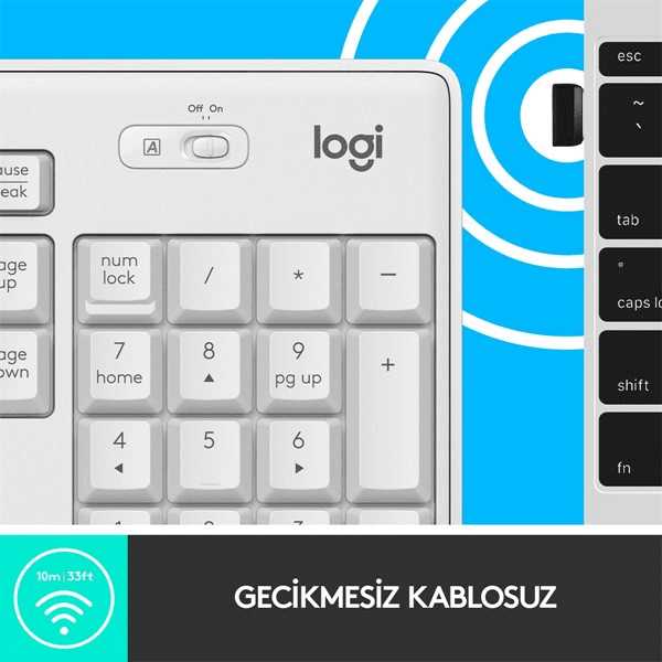 LOGITECH MK295 Kablosuz Klavye 