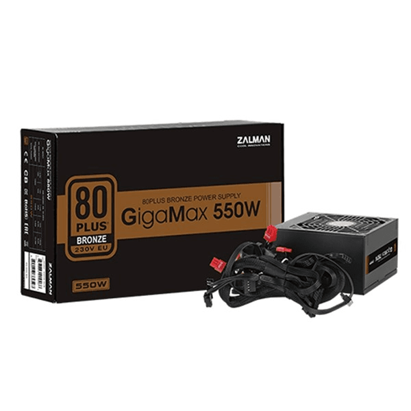 ZALMA 550W 80+ BRONZE ZM550 GVII (Gigamax550w) POWER SUPPLY 