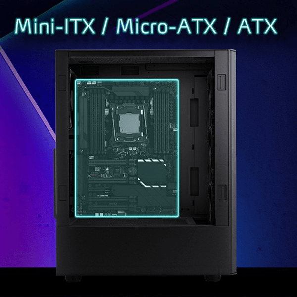 XPG VALOR AIR VALORAIRMT-BKCWW Gaming Mid-Tower PC Kasası	