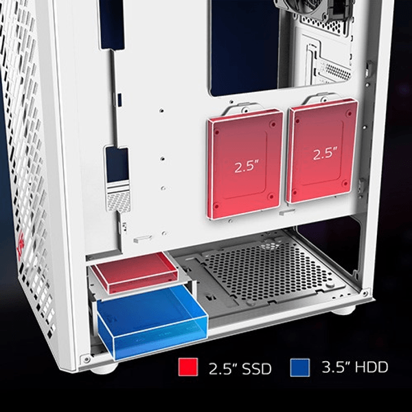 XPG VOLAR AIRMT WHCWW GAMING MID-TOWER PC KASASI BEYAZ