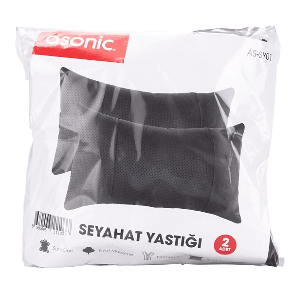 Asonic AS-SY01 2'li Araç Boyun Yastığı
