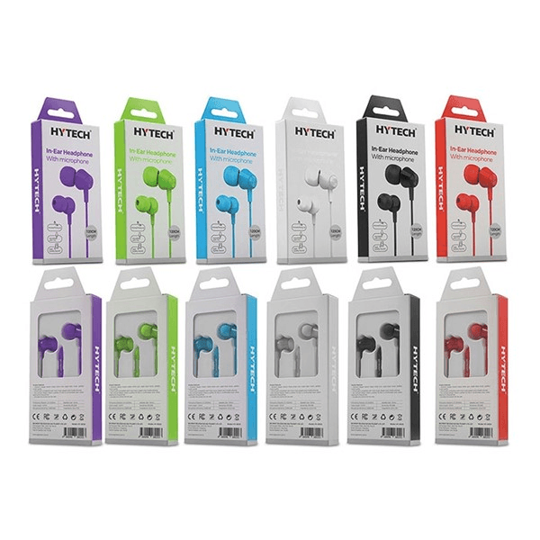 Hytech HY-XK30 20'li iç koli + 2*mor + 2*mavi + 2*yeşil 6*beyaz + 5*siyah + 3*kırmızı Kulak İçi Mikrofonlu Kulaklık