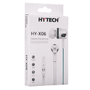 Hytech HY-X06 Mobil Telefon Uyumlu Beyaz/Mavi Kulak İçi Mikrofonlu Kulaklık