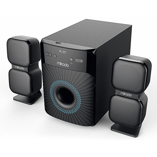 Mikado MD-360BT 2+1 38W BT/AUX/USB/FM/LED Ekran Multimedia Speaker